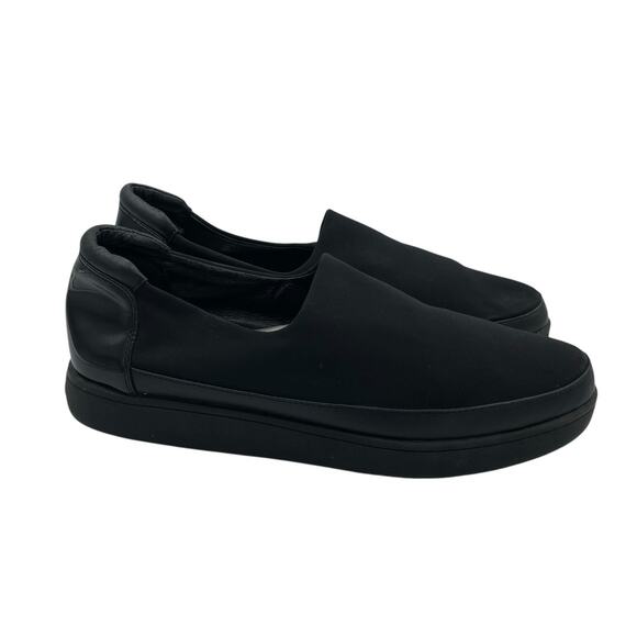 Donald J Pliner Mera-D Black Neoprene Round Toe Slip On Platform Sneakers - Picture 3 of 10